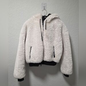 Blanc Noir Plush White Jacket